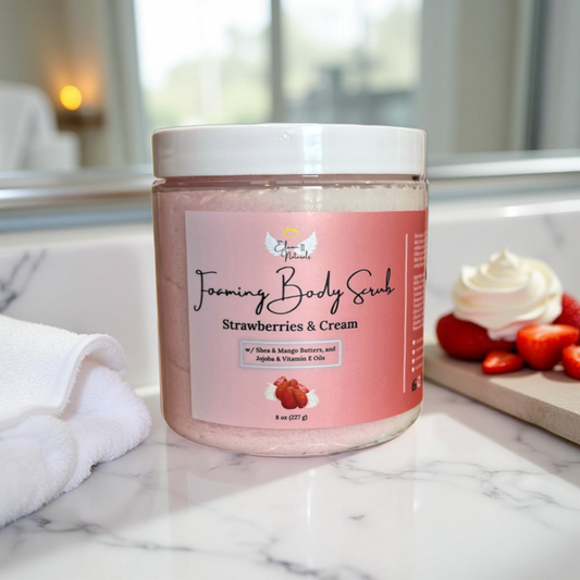 Strawberries & Cream Foaming Body Scrub